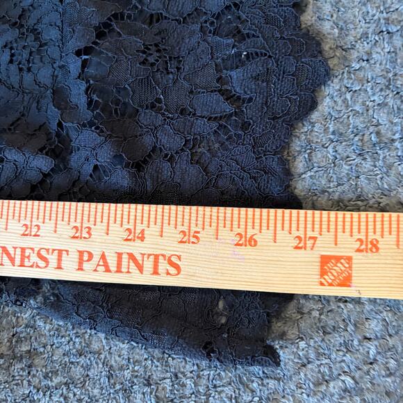 Julia Jordan Women's Lace Jumpsuit 2 Black Twist Neck Halter Wide Leg Event Chic - Picture 8 of 12